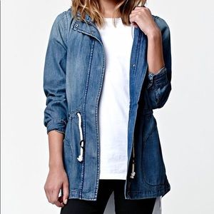 Jean Jacket trench coat large